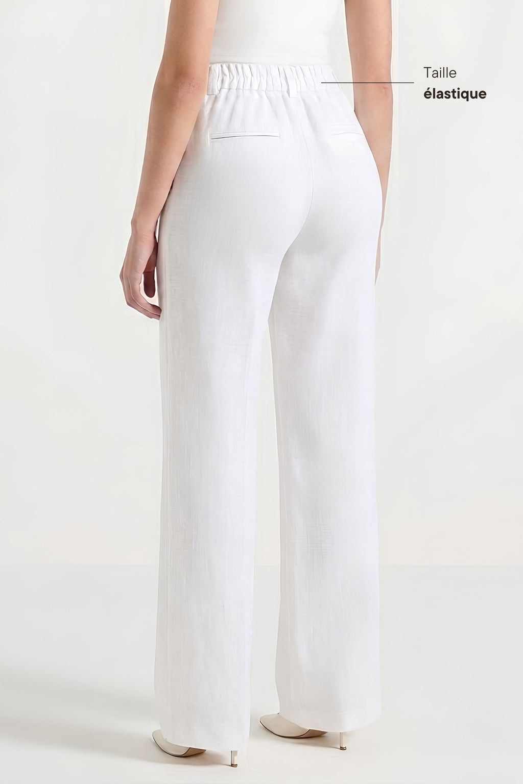 Pantalon en lin sans repassage