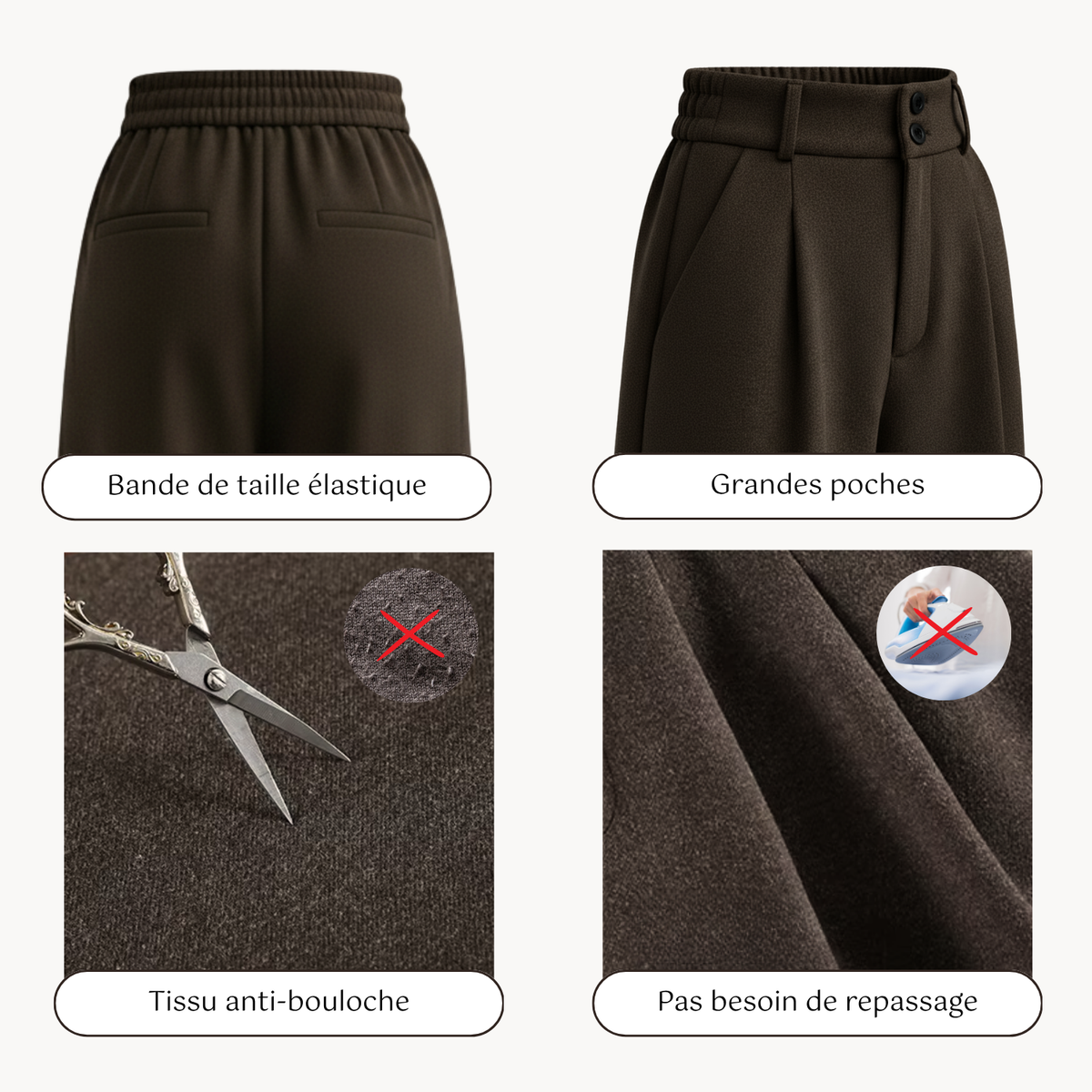 Pantalon Thermique Élégant