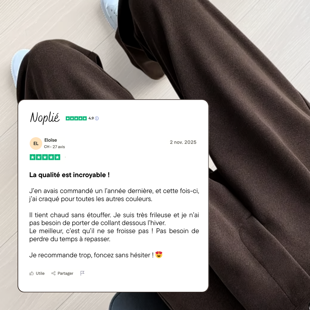 Pantalon Thermique Élégant